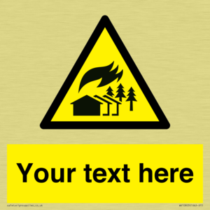 Custom Warning: Large scale fire zone